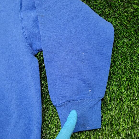 VTG 90s Fruit of the Loom USA Made Boxy Fit College Crewneck Mens Large - Picture 6 of 11